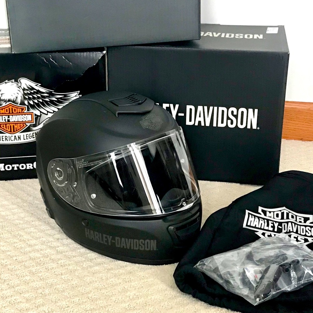 HARLEY-DAVIDSON® BOOM! AUDIO-HELMET, MATTE BLACK